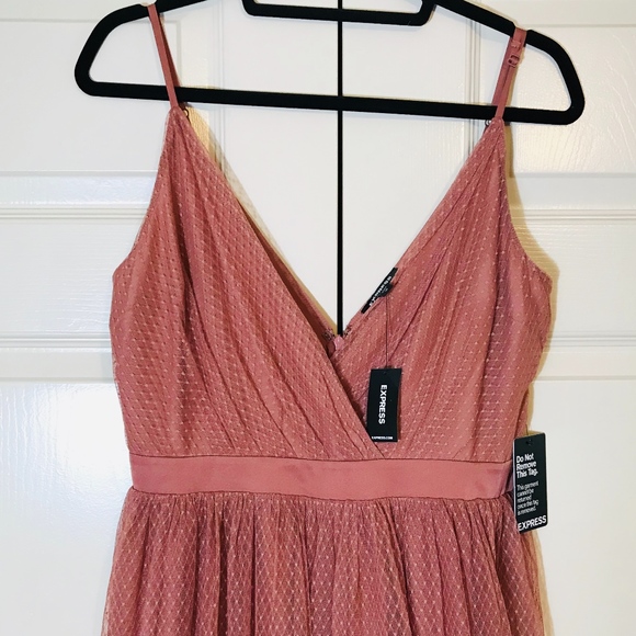 EXPRESS Flare Midi Dress - Picture 4 of 7